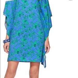 Lilly Pulitzer Iris Blue Get Loopy Caftan